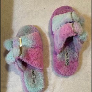 Cotton candy fuzzy slides
